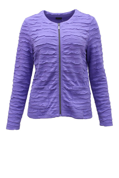 Lebek Ladies Zipped Cardigan 37770019