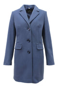 Lebek Ladies Wool Coat 30020019 - Navy, 14