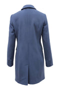 Lebek Ladies Wool Coat 30020019 - Navy, 12