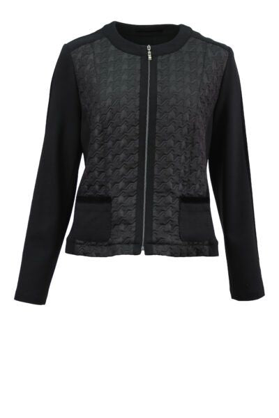 Lebek Ladies Jacket Zipped Black