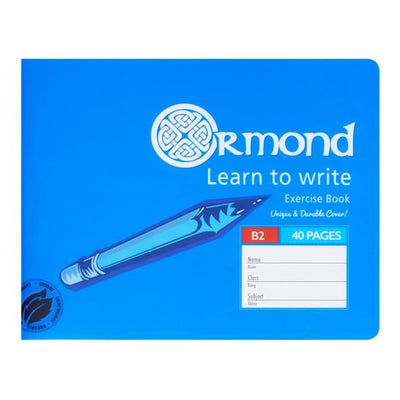 Ormond 40pg B2 Durable Cover Learn To Write Copy Book CC3213330