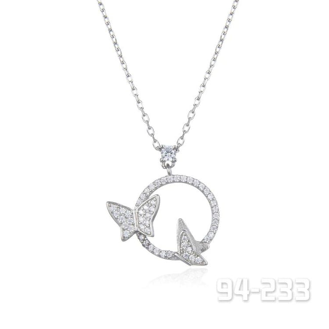 CRYSTAL BUTTERFLY NECKLACE 94-233