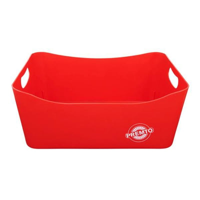 Premto 340x225x140mm Large Storage Basket - Ketchup Red G3833437