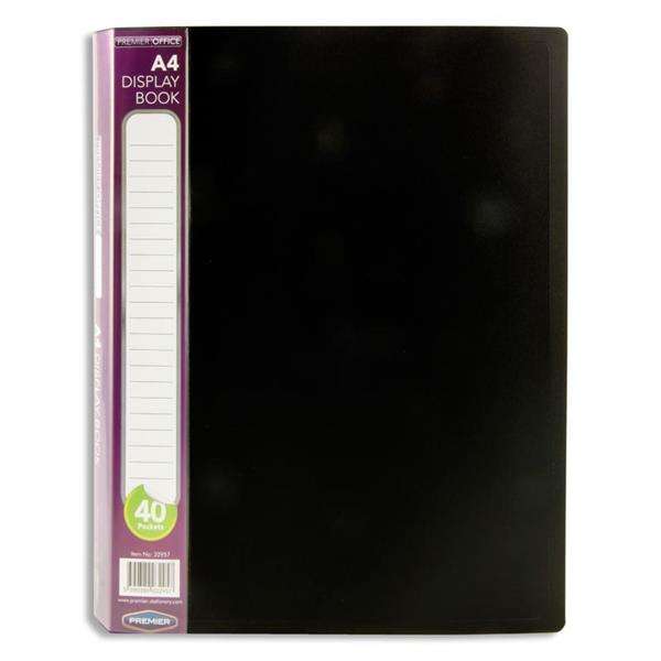 Display Book 40 Pages A4 - Black