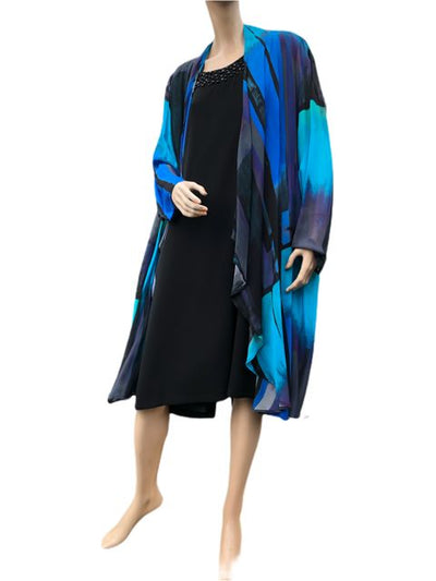 Personal Choice Dress and Long Shawl Coat