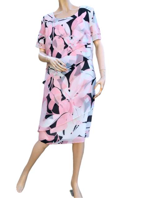 Hermann Lang Ladies Dress 14693757 - Pink, 16