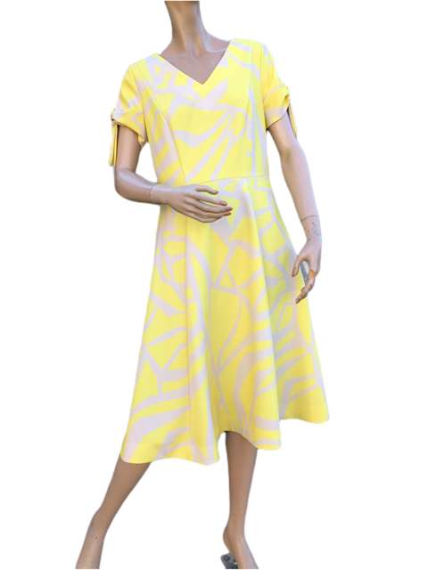 Kate Cooper Ladies Dress Kcs20174 - Yellow, 12