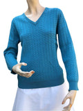 100% Super-Fine Merino Wool – V Neck Sweater (YC248)