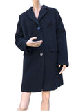 Lebek Ladies Wool Coat 10010002 - Navy, 26