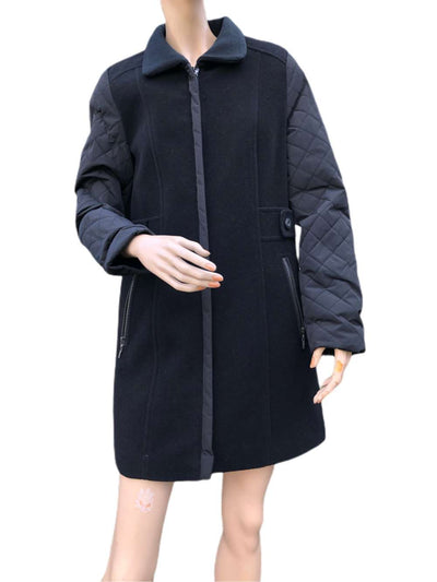 Lebek Ladies Wool Coat 10205854 - Black, 10