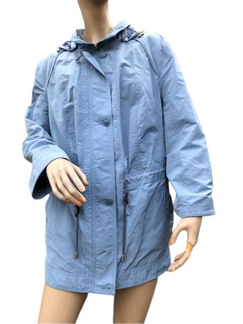 Lebek Ladies Light Coat 70080017 22 & 24 Only - Blue, 22