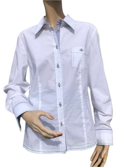 Rabe Ladies Blouse 34-125130 - White, 16