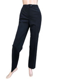 Zerres Poly Wool Ladies Trousers 1303 Anika - Black, 10