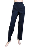 Zerres Poly Wool Ladies Trousers 1303 Anika - Navy, 18