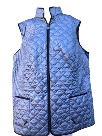 Lebek Ladies Sleeveless Jacket 51280018 - Blue, 22