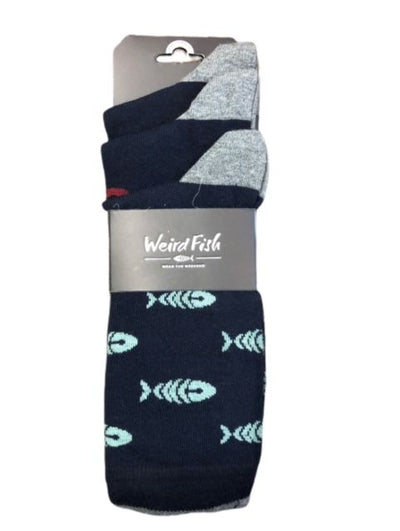 WEIRD FISH MENS 3 PACK SOCKS RONAN 18712