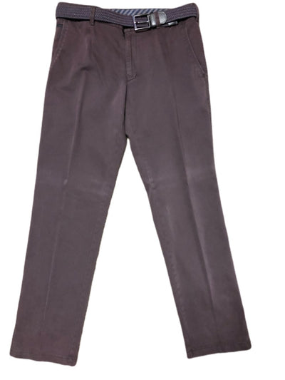 SUNWILL COTTON TROUSERS 23167IN PLUM