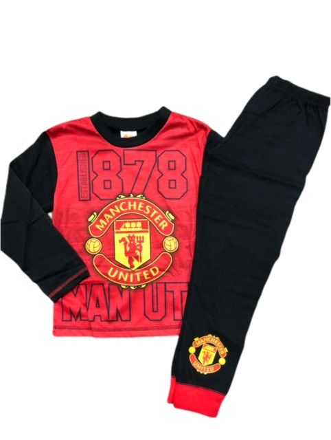 Man united pyjamas online boys