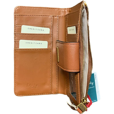 MATIRA 17CM FOLD DOWN WALLET WITH TAB 20GL099