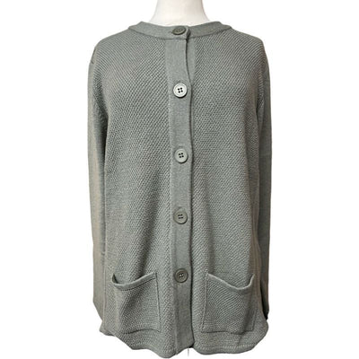 KNIITED LUMBER JACKET 20300022