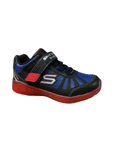 Skechers Boys Velcro Tuff Track - Navy, 5