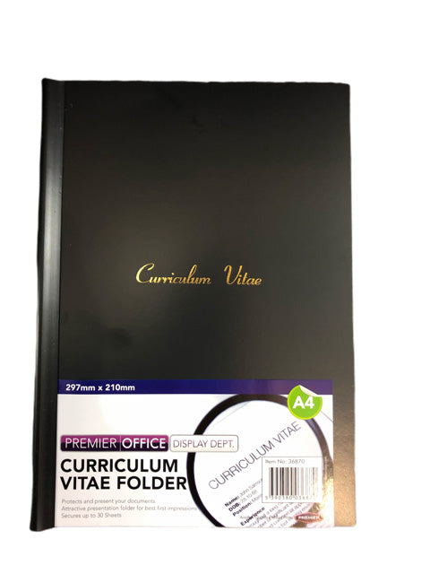 Curriculum Vitae Folder - Stationery, Any