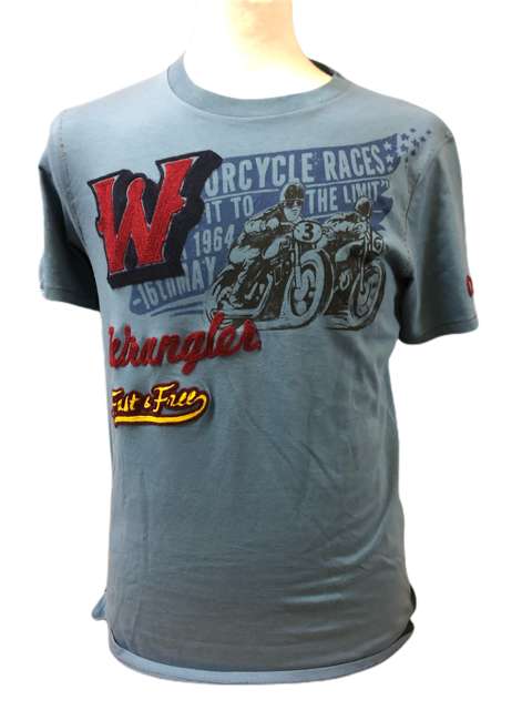 Wrangler Patch T-shirt - Navy, l