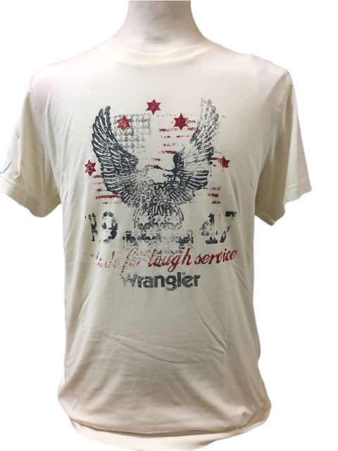 Wrangler T-shirt Eagle - Cream, l