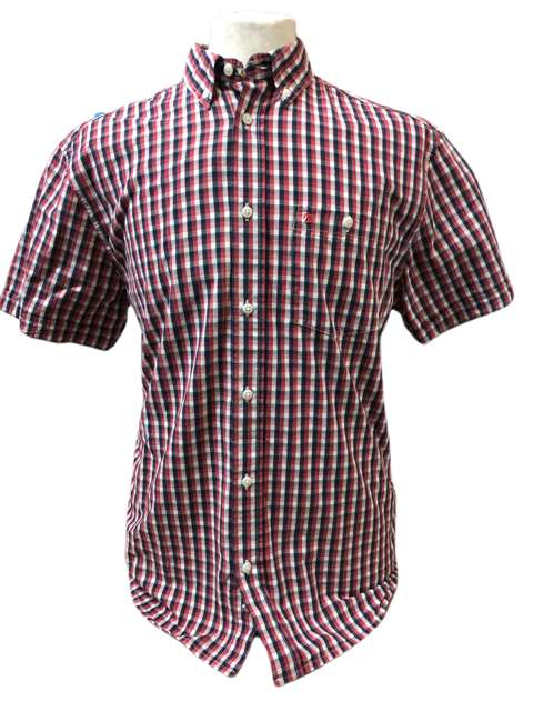 Wrangler Short Sleeve Shirt W5894bagh - Red Check, s