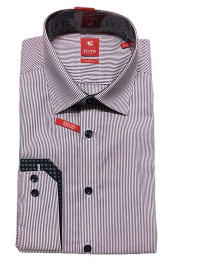 Pure Slim Fit Plumm Stripe - Plumm, l