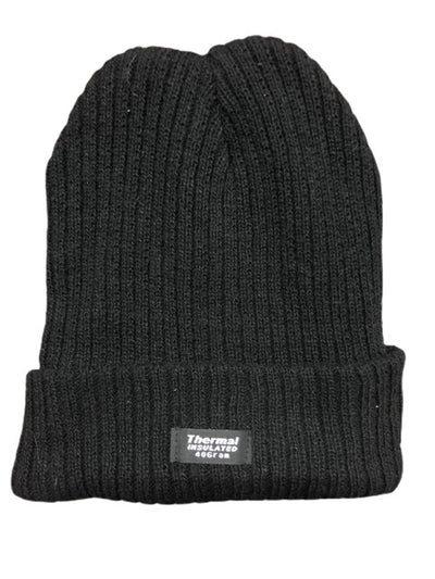 Thinsulate Mans Wooly Hat - Black, Any