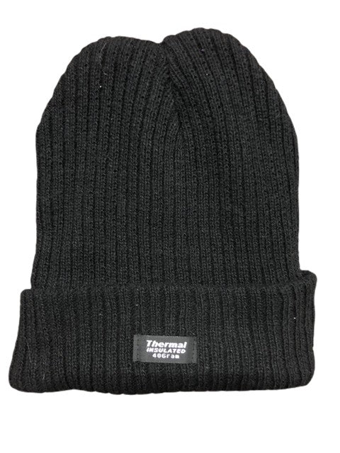 Thinsulate Mans Wooly Hat - Black, Any