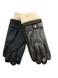 Portland Boxed Leather Gloves Brown