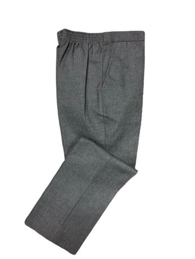 Sturdy Fit Larger Fitting Boys School Trousers Grey