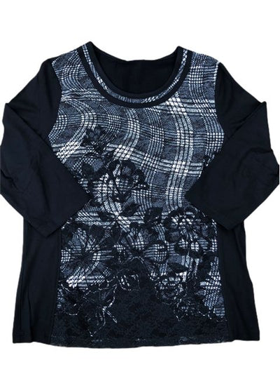 Lebek Ladies 3/4 Sleeve Top