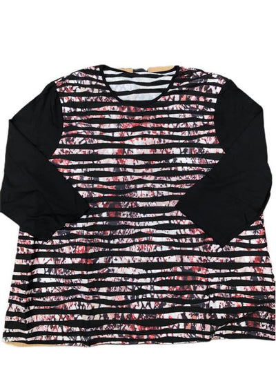 Lebek 3/4 Sleeve Top Multi Colour