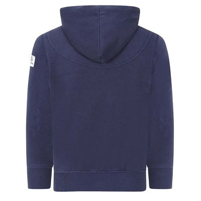 PRINTED HOODY WITH LOGO LJ21C-NAVY
