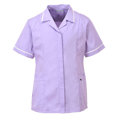 LW20-LILAC CLASSIC WORK TUNIC WITH ZIP