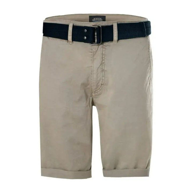 CHRIS CAYNE BELTED CHINO SHORTS 5086-BISCUIT