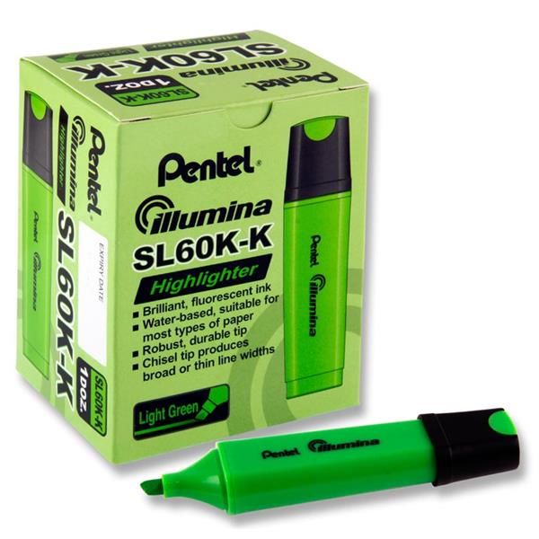 PENTEL HIGHLIGHTER P556030D-GREEN
