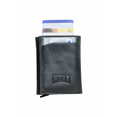GENTS SMALL WALLET WITH SWITCH JKL KBW10-BLACK