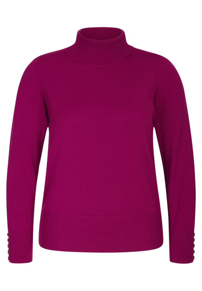 RABE FINE KNIT POLO NECK 49-323603 259