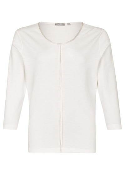 Rabe Ladies 3/4 Sleeve Top Cream