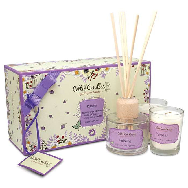 Celtic Candle Gift Set  Relaxing