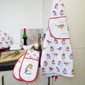 Little Red Robins Cotton Apron 564CA