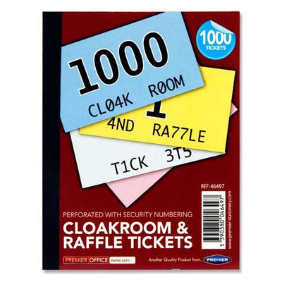 Cloakroom Tickets X 1000 - Stationery, Any