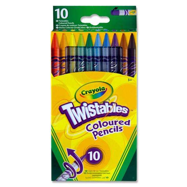 Crayola Colouring Pencils 10 Pack Twistables