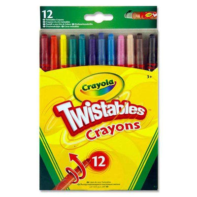 Crayola Crayons 12 Pack Twistables