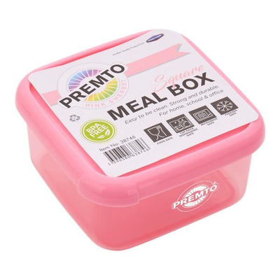PREMTO SQUARE MEAL LUNCH BOX W21387-PINK