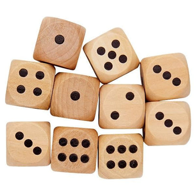 WOODEN DICE W2159799